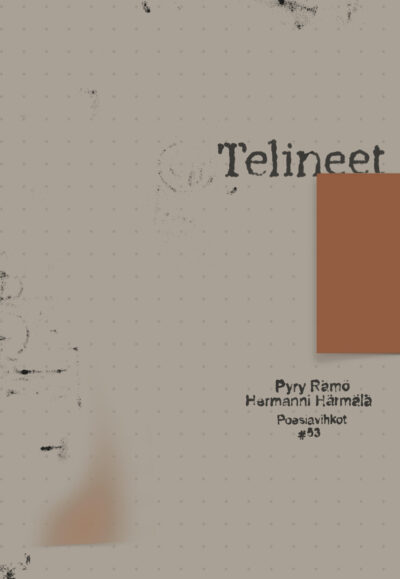 Telineet-poesiavihkon kansi.